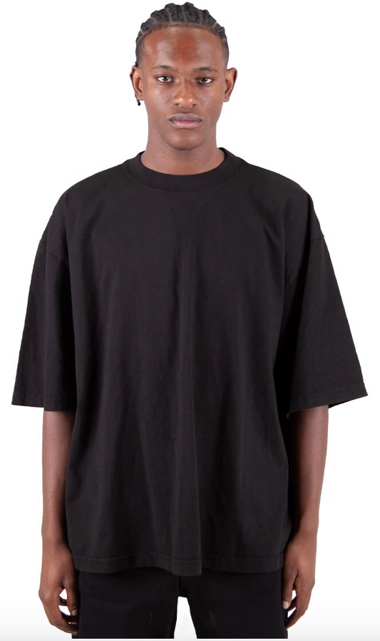 Garment Dye Drop Shoulder - 7.5 oz - Black / XS - T SHIRT