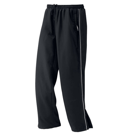 P4075Y - Savvy - Youth Athletic Track Pant - Black / XS