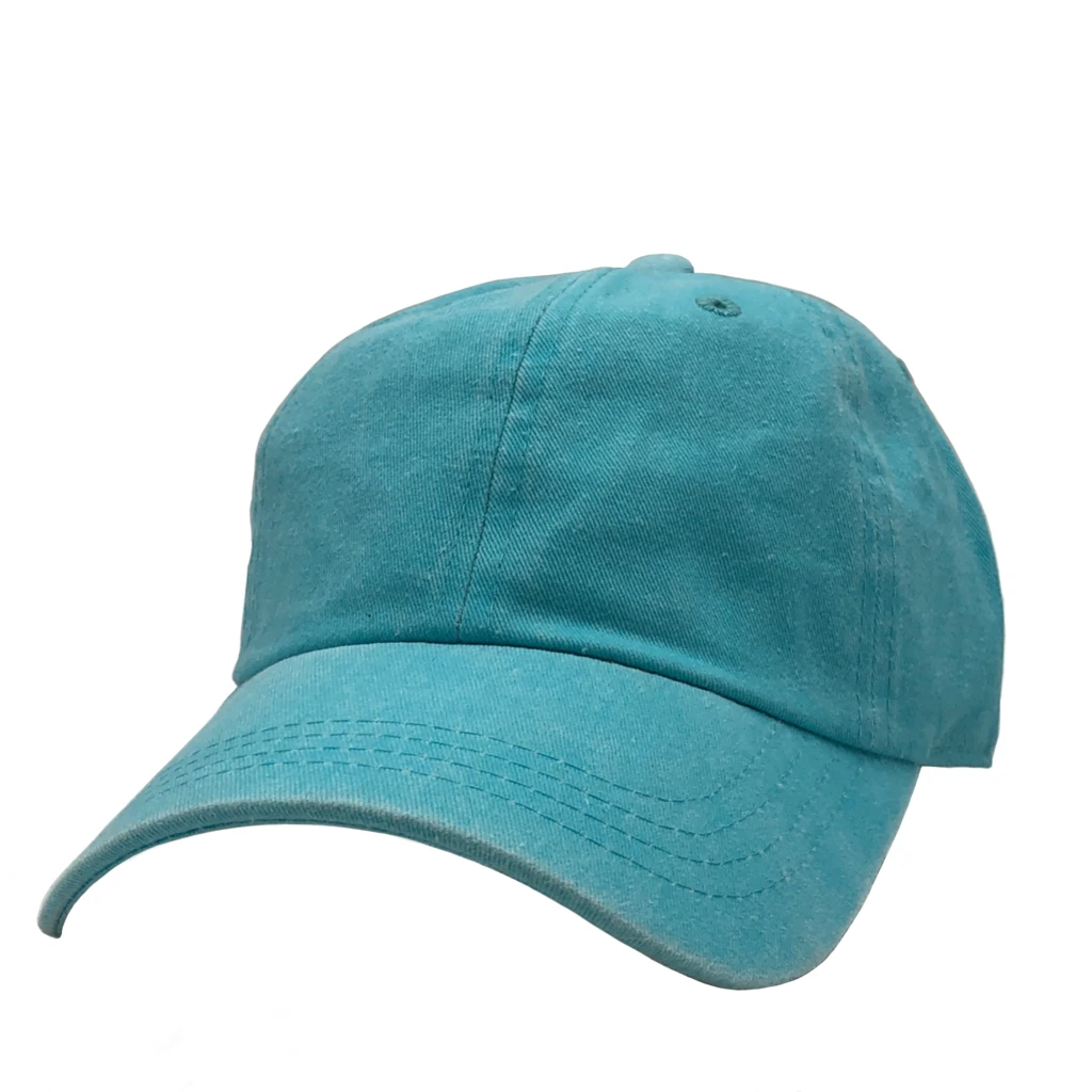 AS-1100 - Cotton Twill Premium Pigment Dyed Cap Light Blue