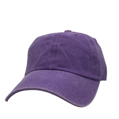 AS-1100 - Cotton Twill Premium Pigment Dyed Cap Purple
