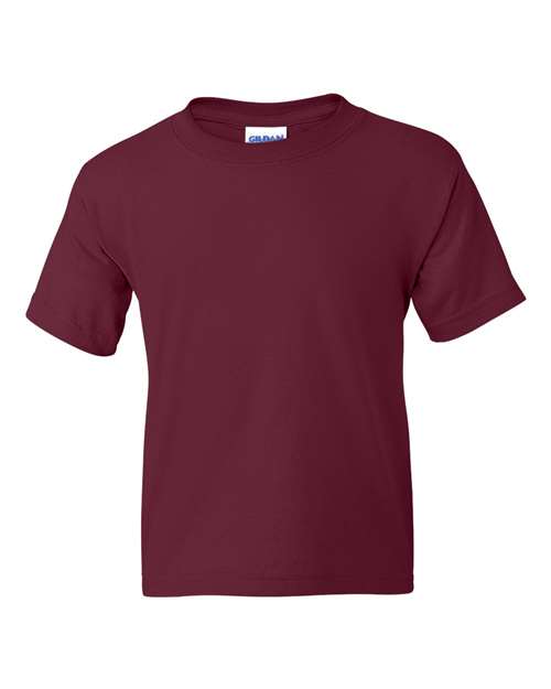 DryBlend® Youth T-Shirt - Maroon - Maroon / XS