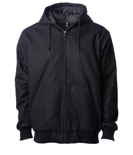 EXP550Z Men’s Insulated Canvas Workwear Jacket - Black / XS