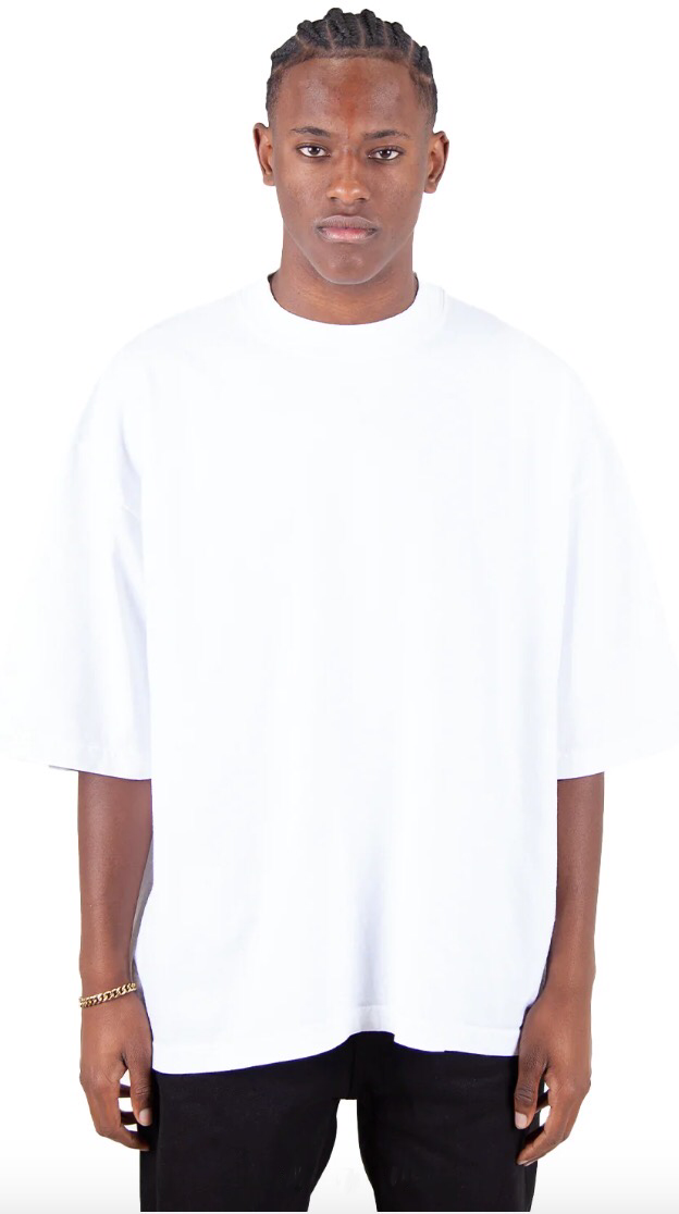 Garment Dye Drop Shoulder - 7.5 oz White / XS T SHIRT
