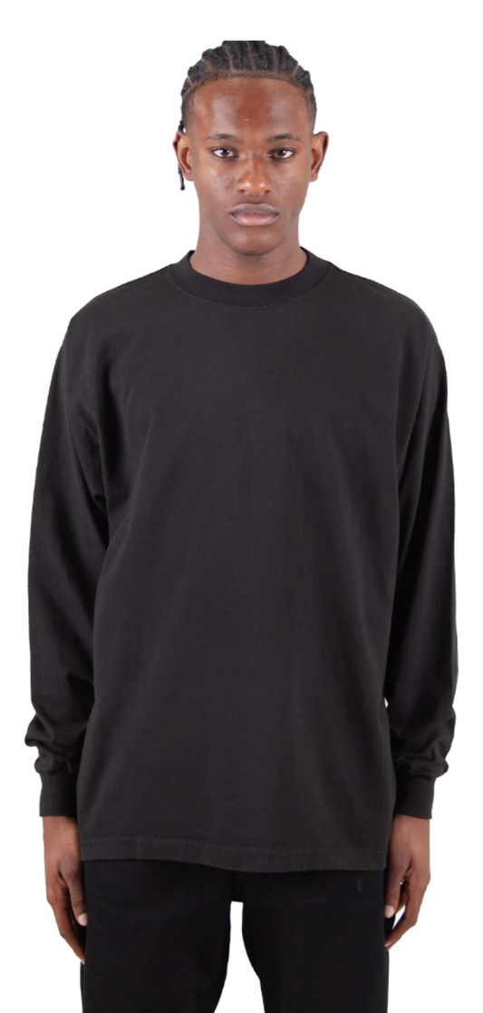 Garment Dye Long Sleeve - Black / S T SHIRT