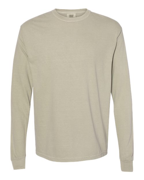 Garment-Dyed Heavyweight Long Sleeve T-Shirt - Sandstone