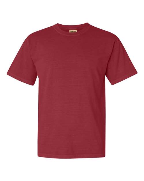 Garment-Dyed Heavyweight T-Shirt - Crimson - Crimson / S