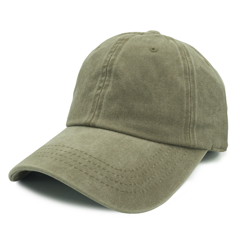 GN-1003 - Pigment Dye Cap Dark Beige / one size HATS