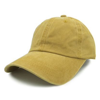 GN-1003 - Pigment Dye Cap Gold / one size HATS