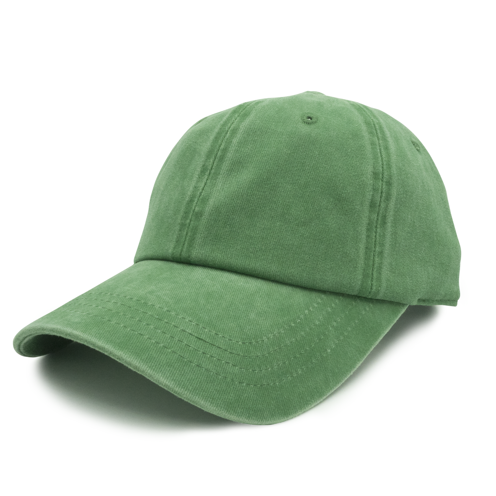 GN-1003 - Pigment Dye Cap Kelly Green / one size HATS