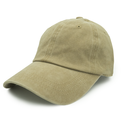 GN-1003 - Pigment Dye Cap Khaki / one size HATS