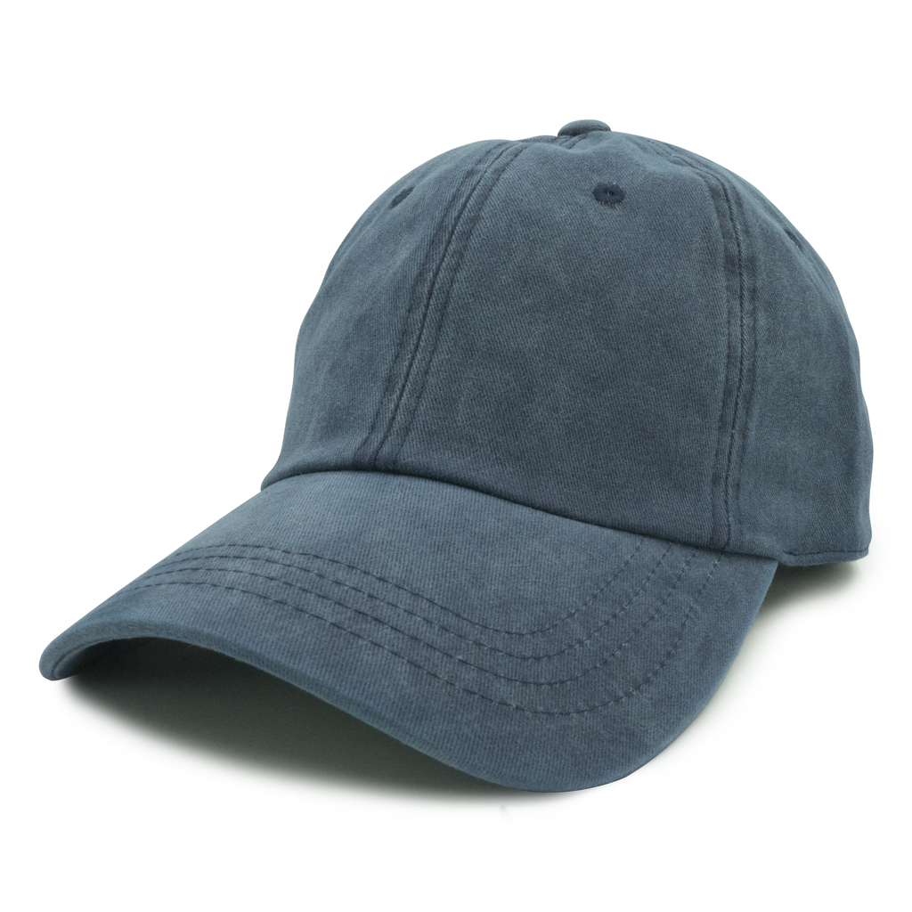 GN-1003 - Pigment Dye Cap Navy / one size HATS