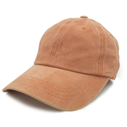 GN-1003 - Pigment Dye Cap Orange / one size HATS
