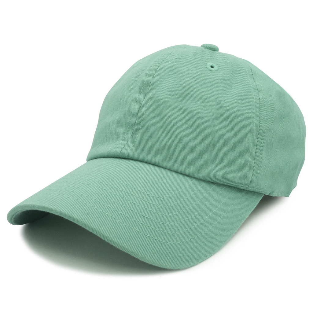 GN-1004 - Washed Cotton Dad Cap Dark Mint / One size HATS