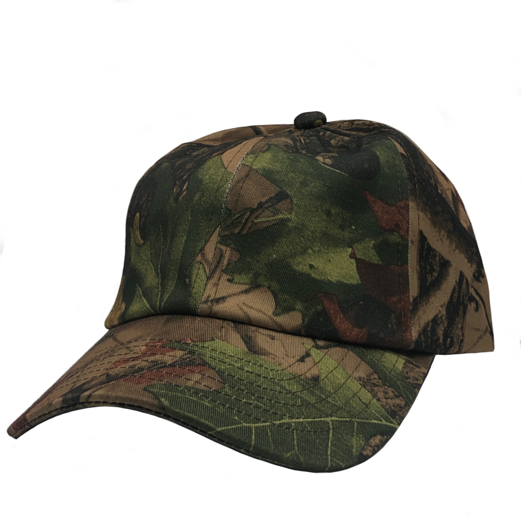 GN-1004 - Washed Cotton Dad Cap Hunter Camo / One size HATS