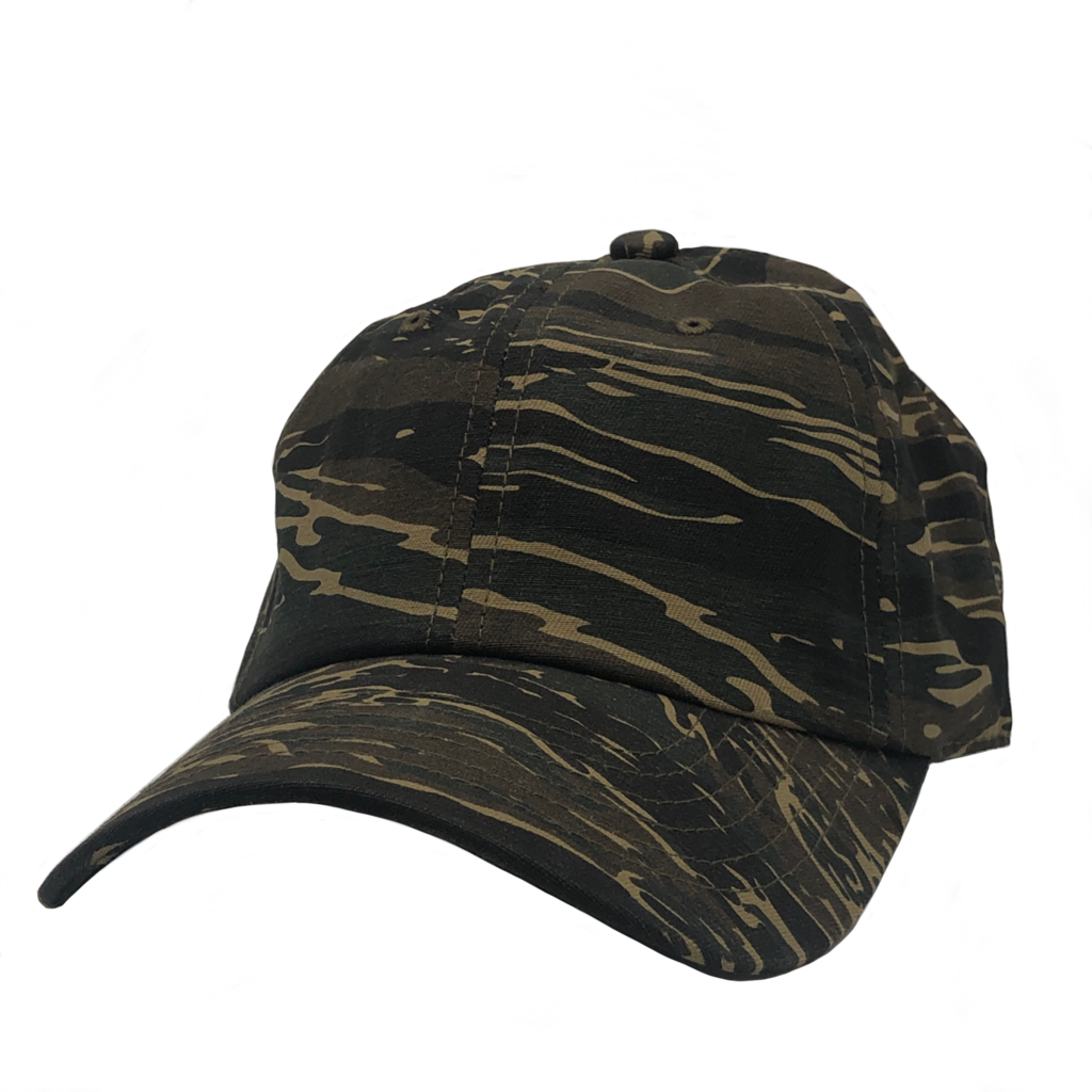 GN-1004 - Washed Cotton Dad Cap Tiger Camo / One size HATS