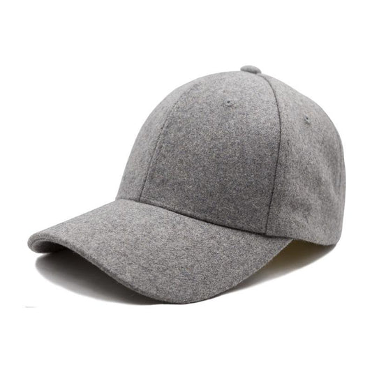GN-1008 - Wool Dad Cap Light Grey / One Size HATS