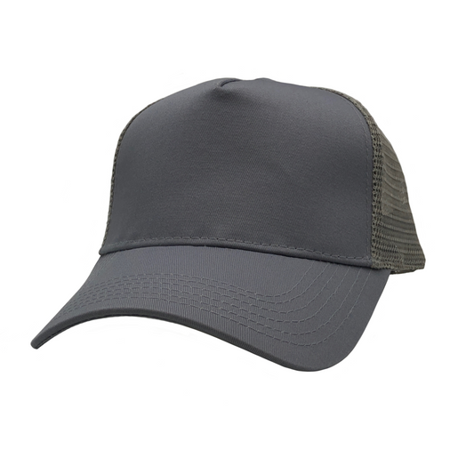 GN-1051-5PM - Pro Style Trucker Mesh Cap - Grey / One Size