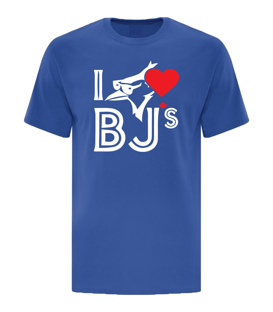 ’I Heart BJs with Sunglasses’ Large Print T-Shirt