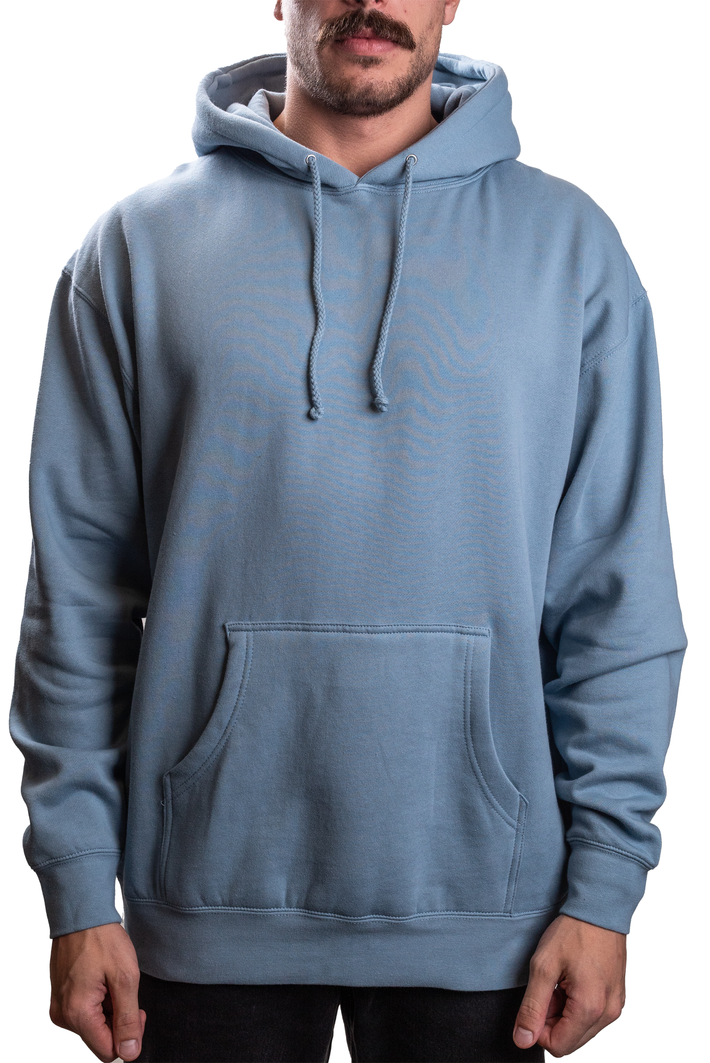 IND4000G - Mens Organic / Recycled Hooded Pullover Misty