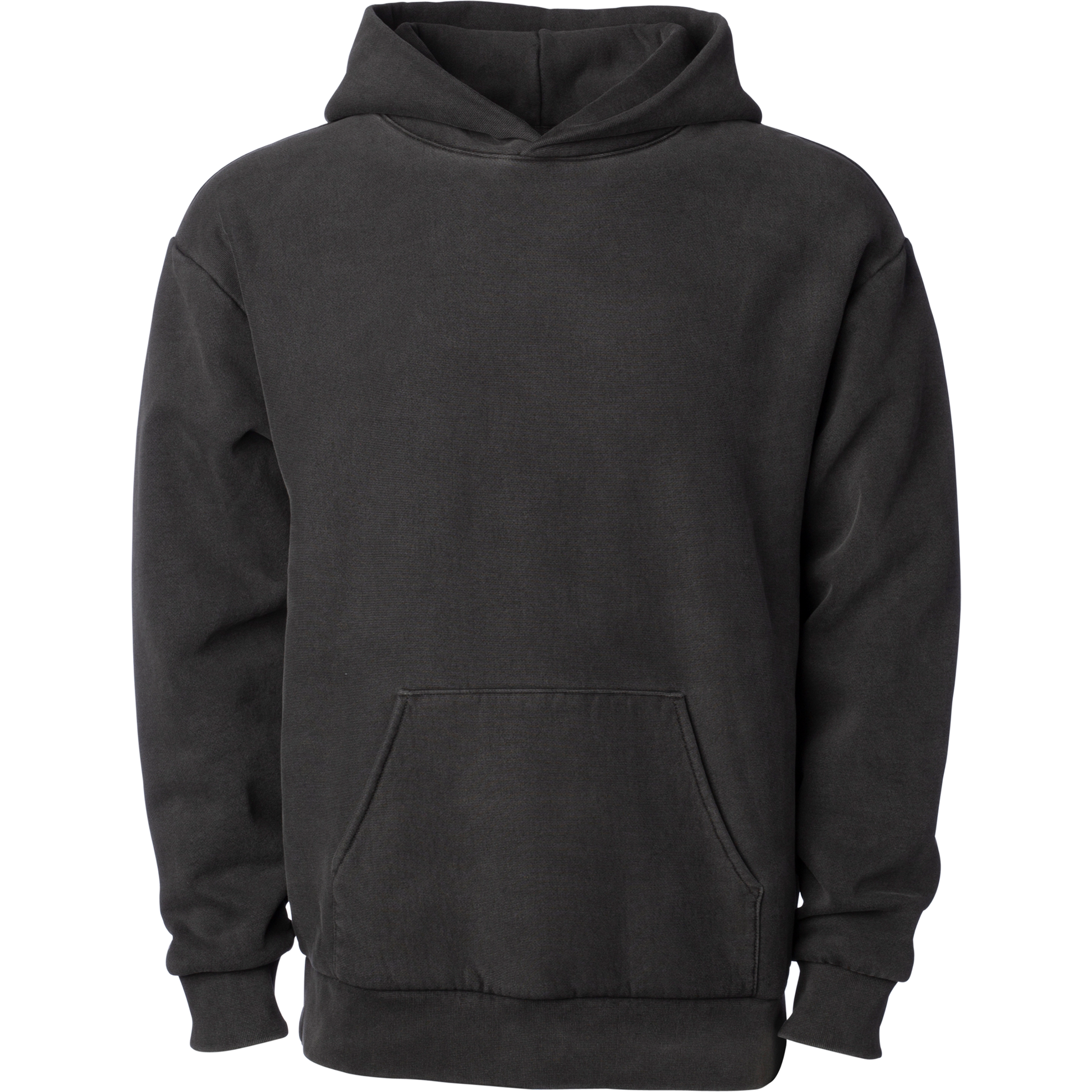 IND420XD - Mainstreet Pullover Hood Pigment Black / XS
