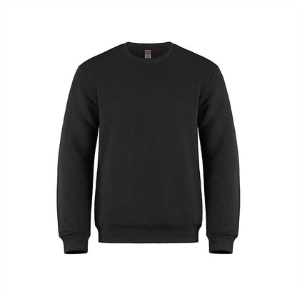 L00540 - Crew Adult Crewneck Pullover Sweatshirt Black / XS