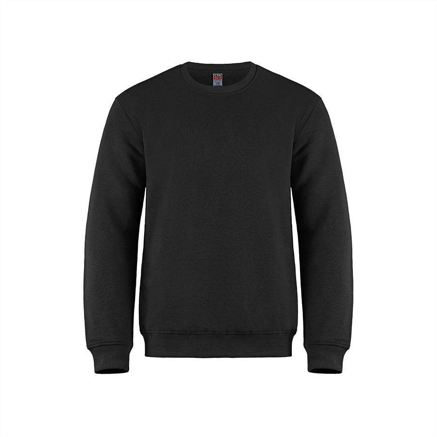 L00540 - Crew - Adult Crewneck Pullover Sweatshirt - Black