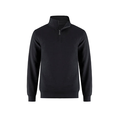 L00545 - Flux - 1/4 zip Pullover - Black / XS / XS - Fleece