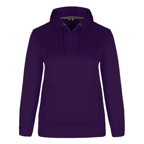 L00688 - Palm Aire Ladies Polyester Pullover Hoodie Purple