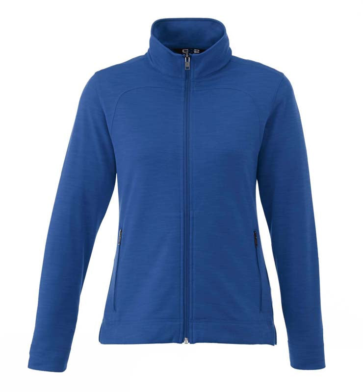 L00871 - Hillcrest Ladies Jersey Jacket Cobalt / XS Fleece