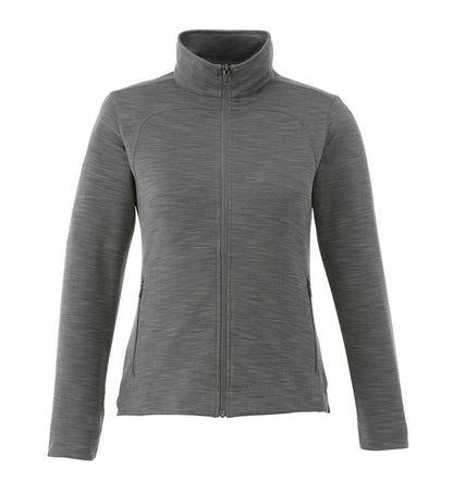 L00871 - Hillcrest Ladies Jersey Jacket Grey / XS Fleece