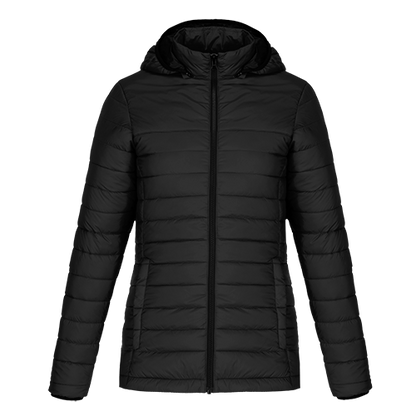 L00901 - Canyon Ladies Lightweight Puffy Jacket Black / XS