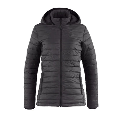 L00901 - Canyon Ladies Lightweight Puffy Jacket Charcoal