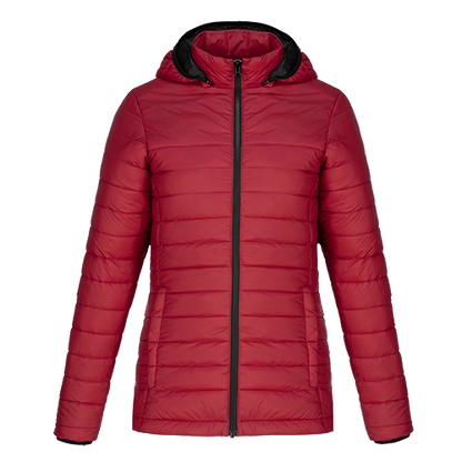 L00901 - Canyon Ladies Lightweight Puffy Jacket Red / XS