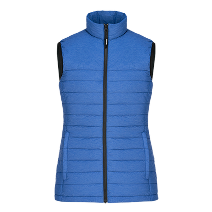 L00936 - Inuvik Ladies Lightweight Puffy Vest Blue Heather