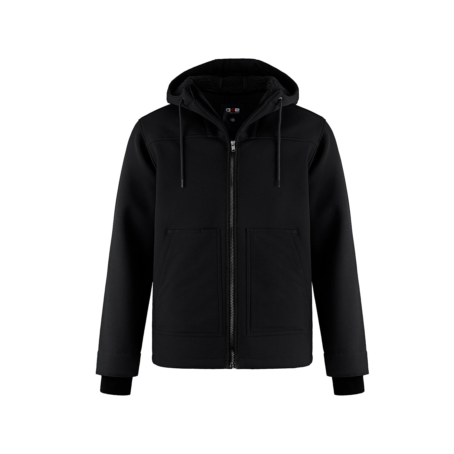 L01055 - Boulder Hooded Softshell Jacket Black / S