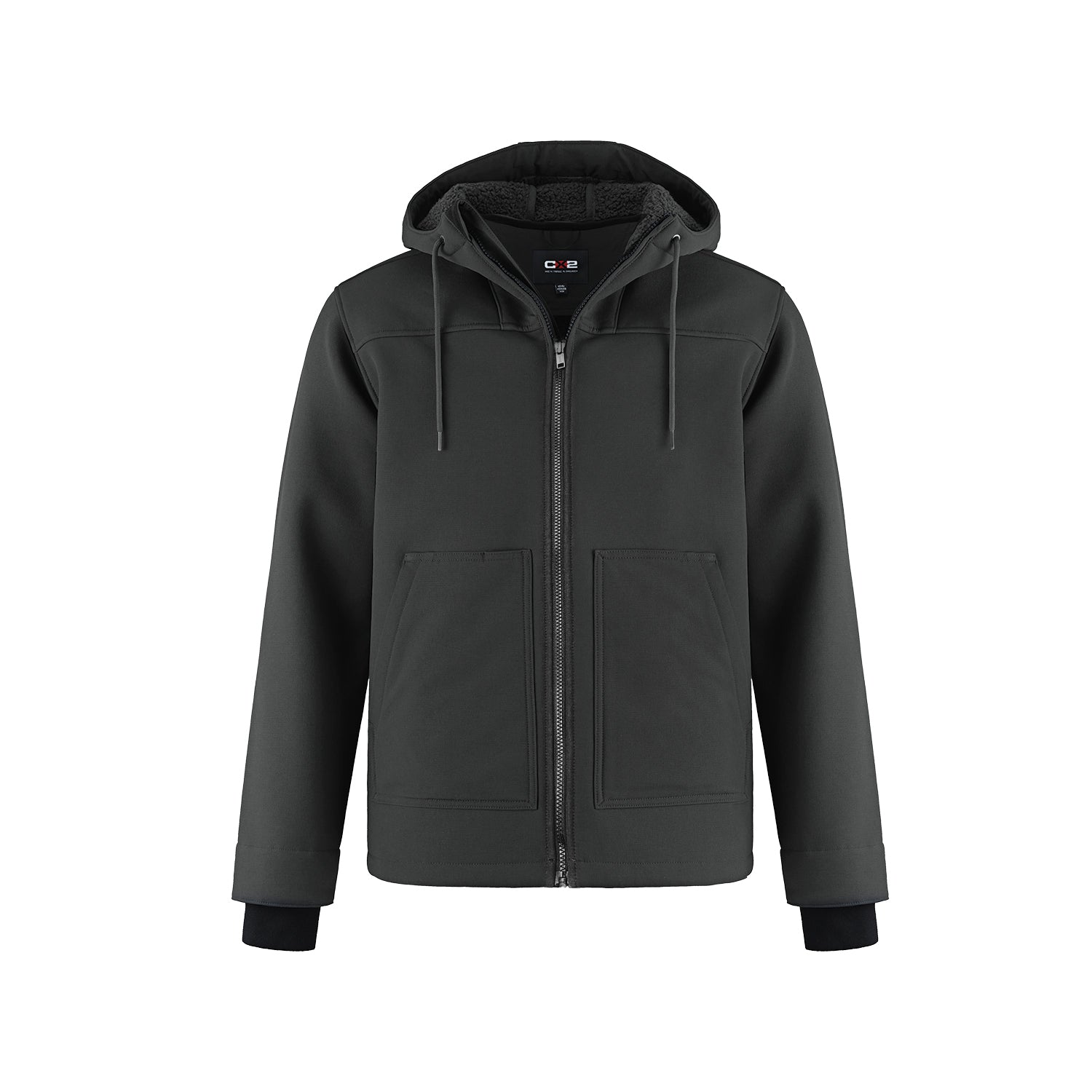 L01055 - Boulder Hooded Softshell Jacket Charcoal / S