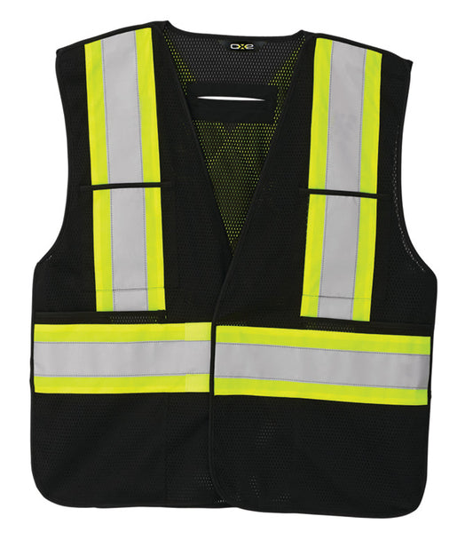 L01160 - Guardian Adult Hi-Vis Safety Vest Black / S-M