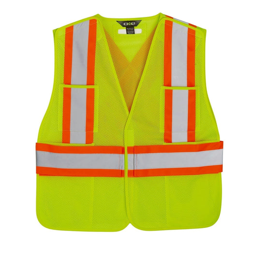 L01180 - Patrol Adult One Size Hi-Vis Safety Vest Yellow