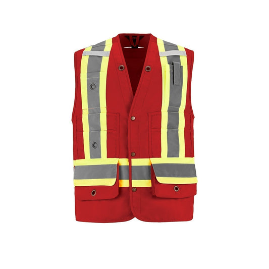 L01190 - Surveyor - Men’s Hi-Vis Surveyor’s Safety Vest