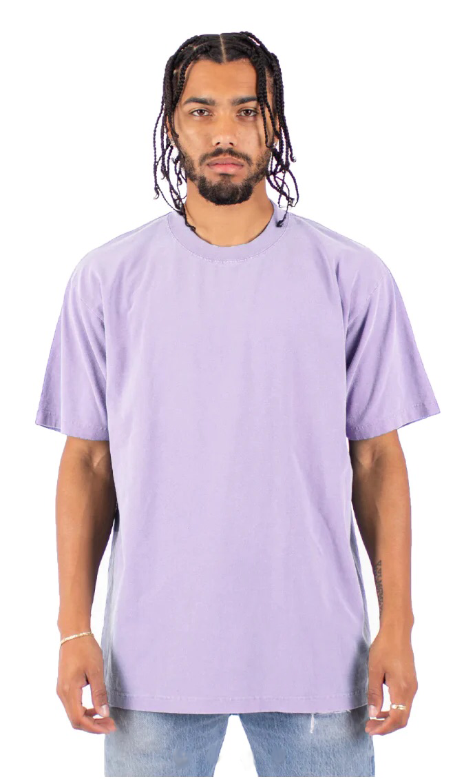 Max Heavyweight Garment Dye 7.5 oz - Pastel Purple / XS - t