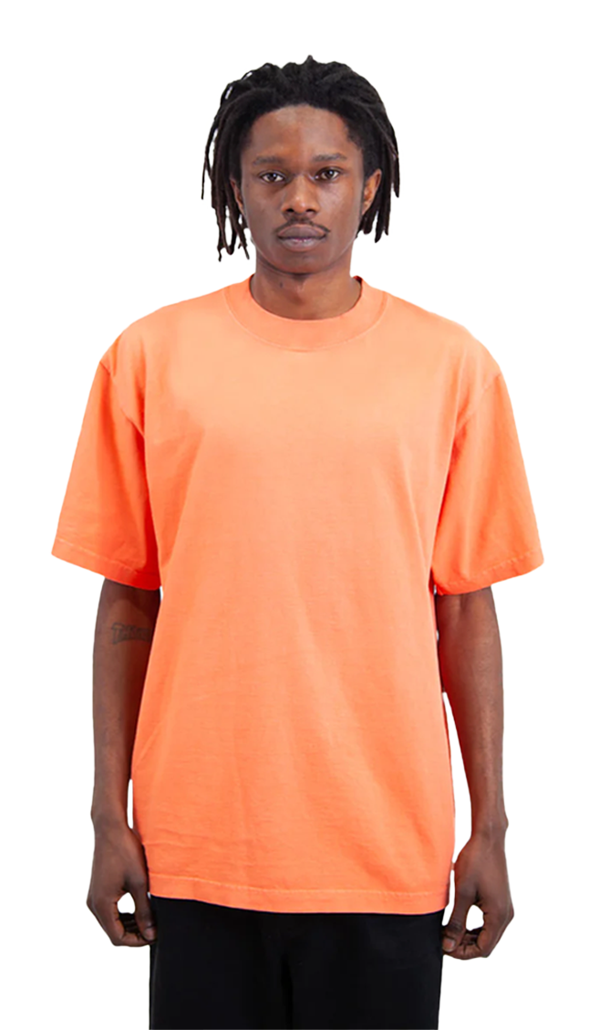 Max Heavyweight Garment Dye 7.5 oz - Peach / XS - t shirt