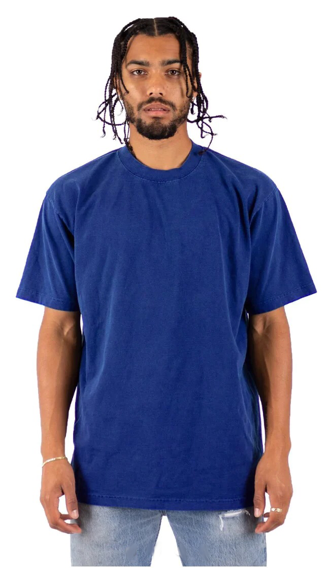 Max Heavyweight Garment Dye 7.5 oz - Royal / XS - t shirt