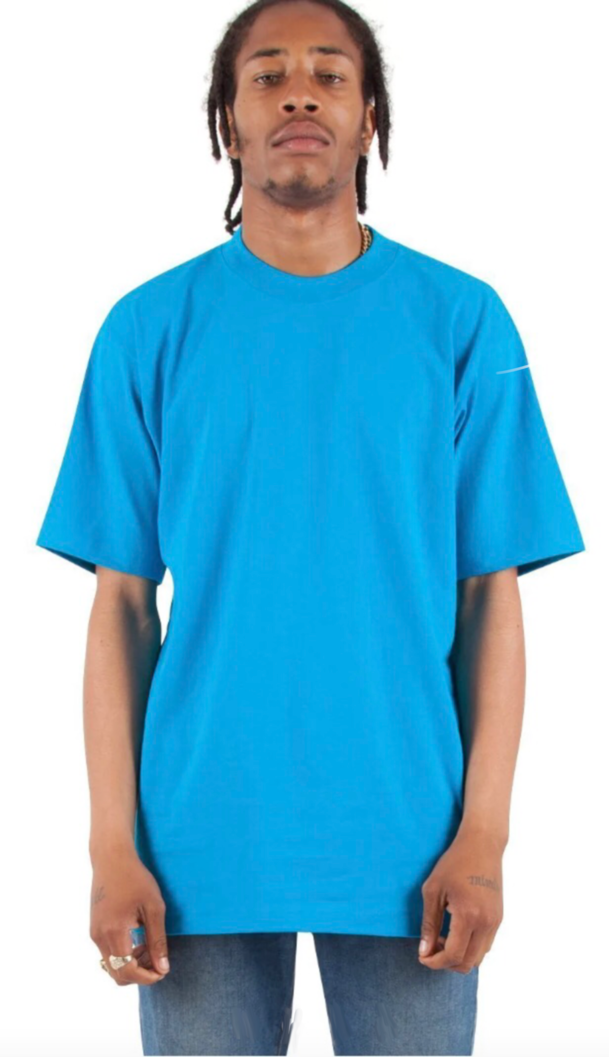 Max Heavyweight Short Sleeve - 7.5 oz Turquoise / S T SHIRT