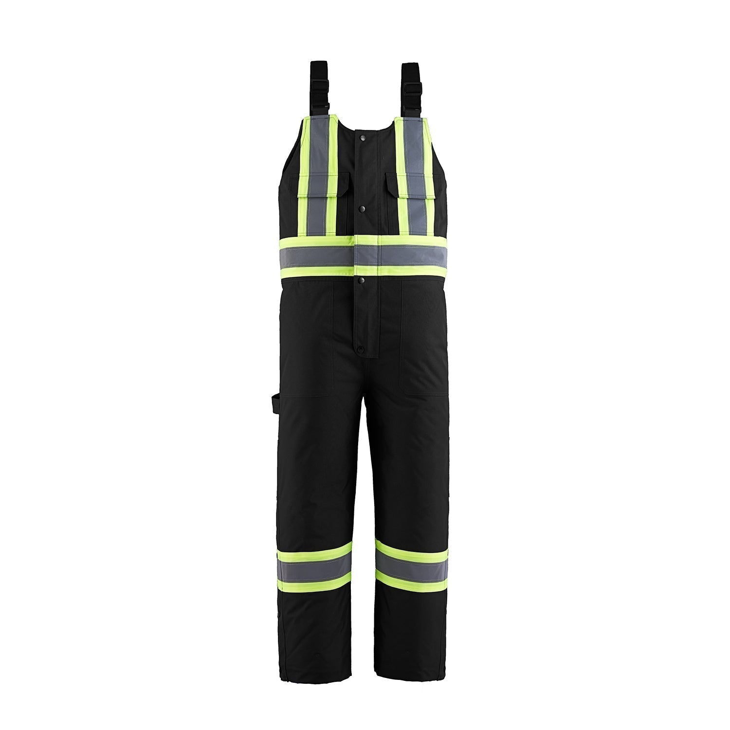 P01255 - Cabover - Men’s Hi-Vis Insulated Overall - Black