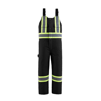 P01255 - Cabover - Men’s Hi-Vis Insulated Overall - Black