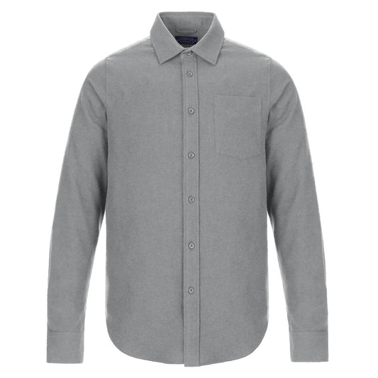 S04500 - Chalet - Men’s Brushed Flannel Shirt - Silver