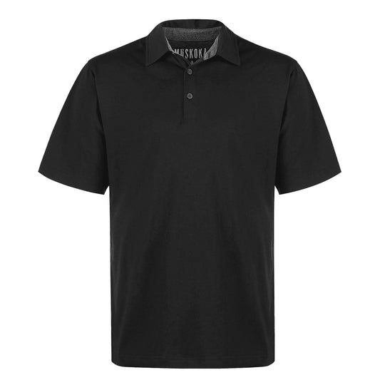 S05750 - Fairway - Men’s Poly/Cotton Polo Shirt - Black