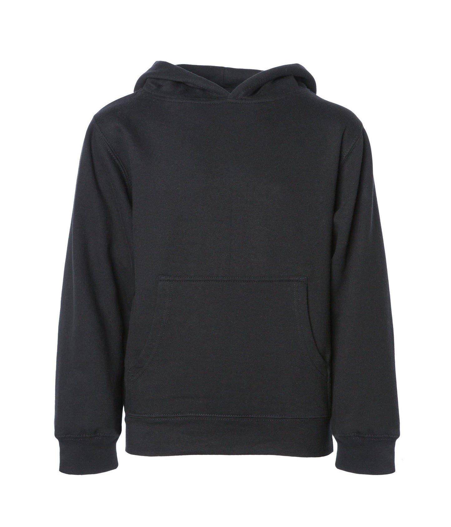 SS4001Y Youth Midweight Pullover Hooded Sweatshirt - Black