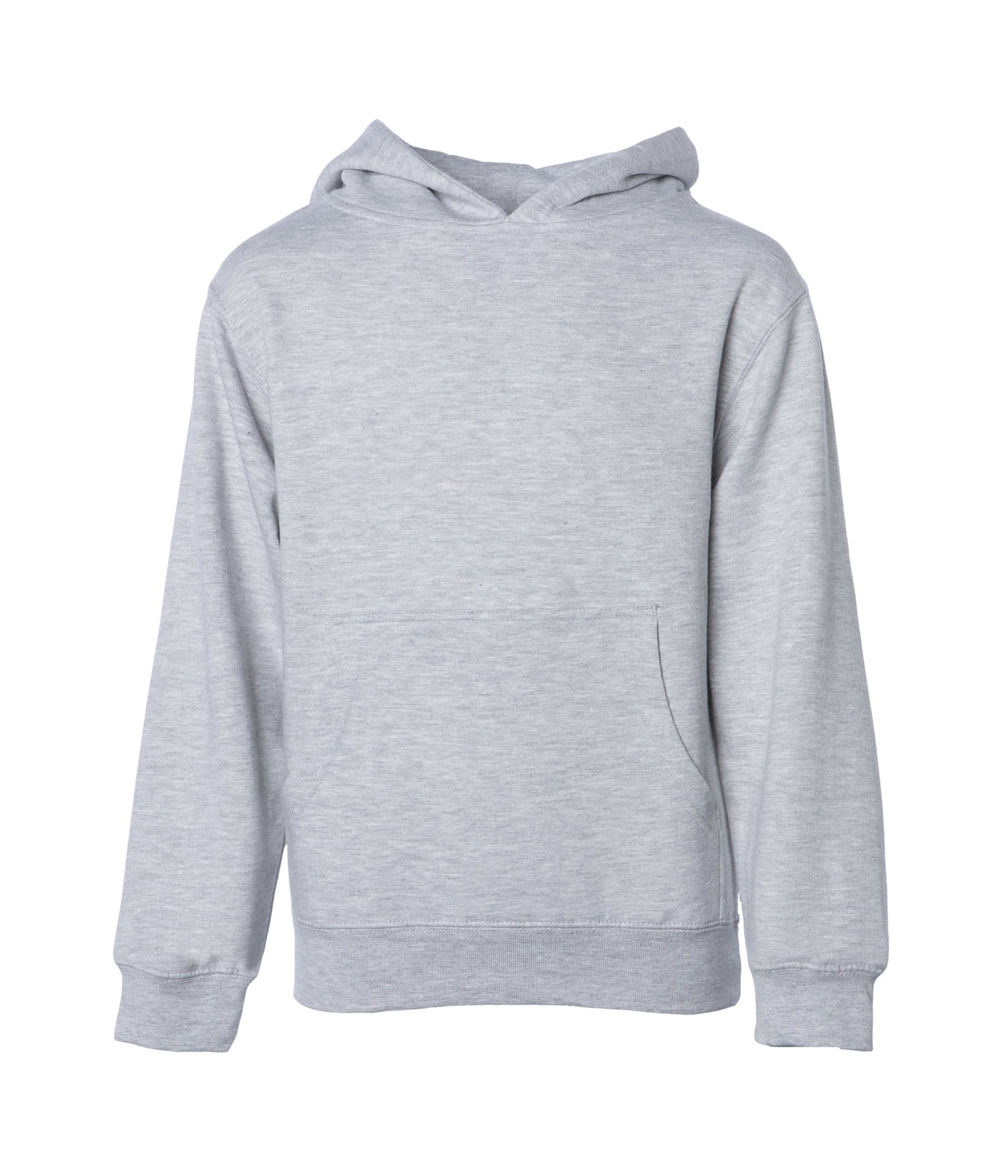 SS4001Y Youth Midweight Pullover Hooded Sweatshirt - Grey