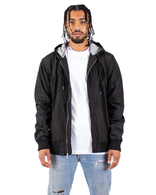 Windbreaker Jacket - Black / XS Coats & Jackets